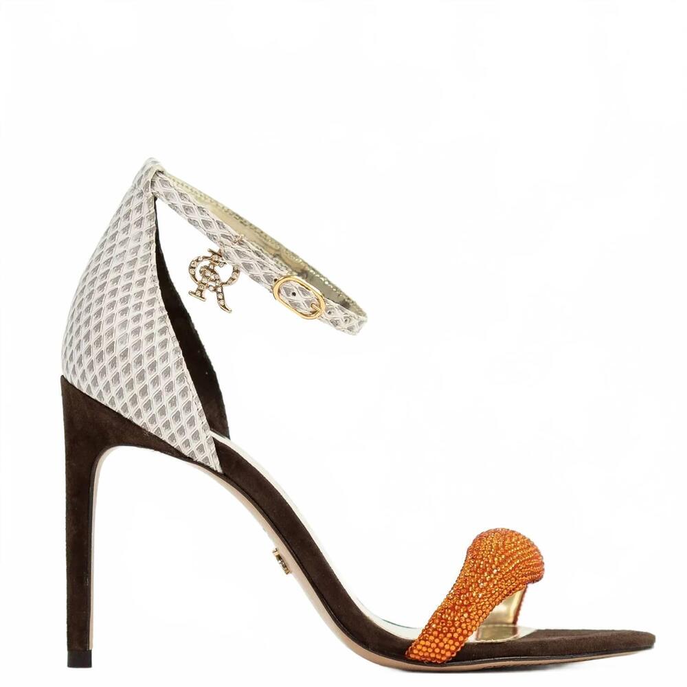 NEW CYNTHIA RICHARD women's breen heels in orange
